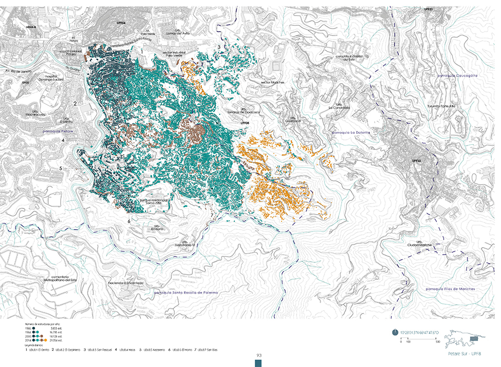 CABA - Cartografía de los barrios de Caracas 1966-2014