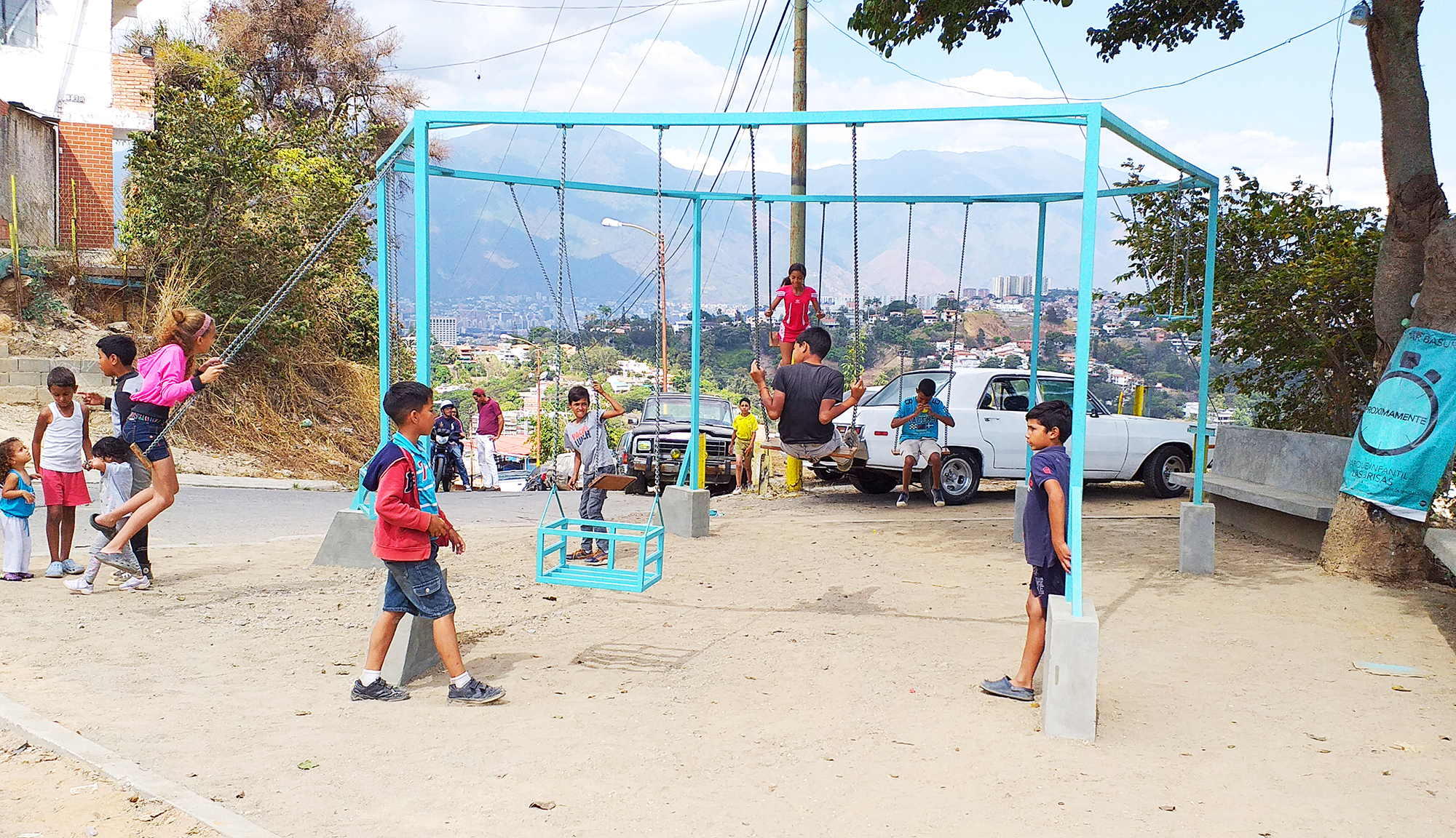 Un parque infantil en Las Brisas de La Palomera