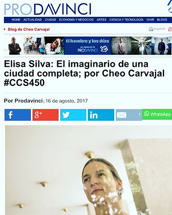 Prodavinci "Elisa Silva: El imaginario de una ciudad completa" por Cheo Carvajal