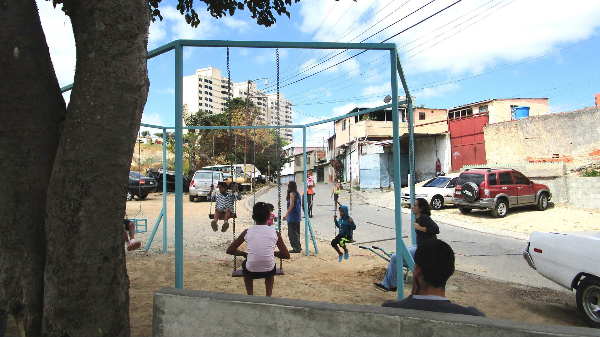 Un parque infantil en Las Brisas de La Palomera