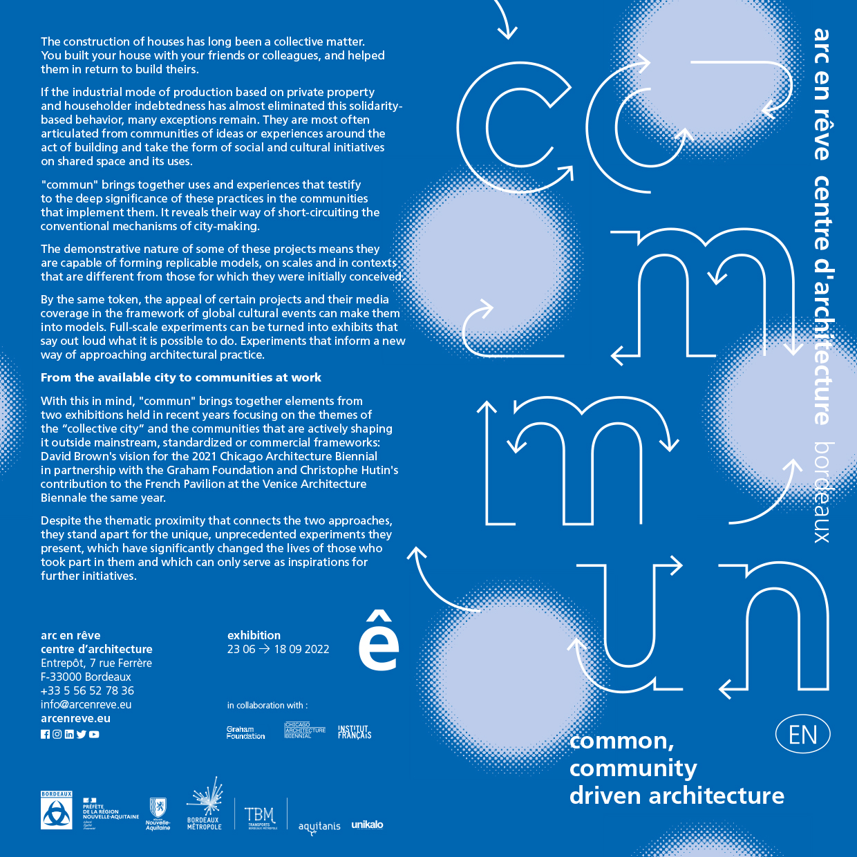 Arc en rêve "Commun: une architecture avec les habitants"