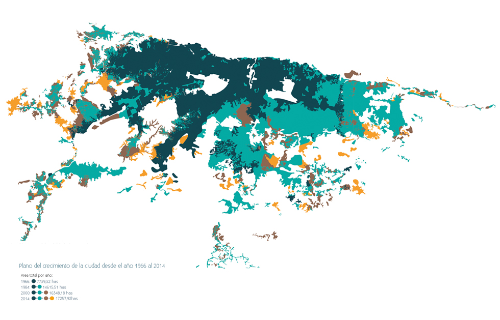 CABA - Cartografía de los barrios de Caracas 1966-2014