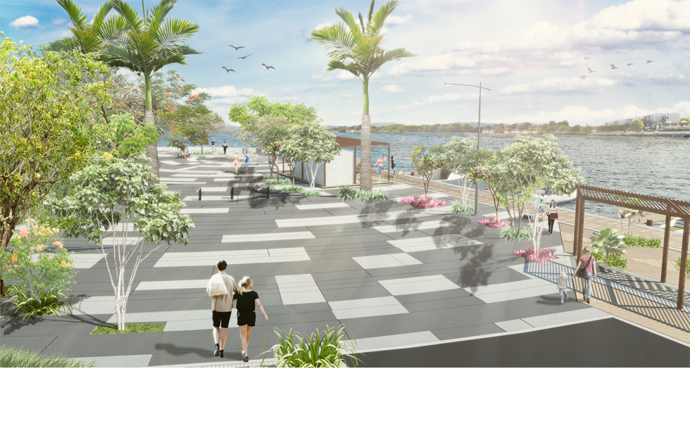 Puerto Encantado urban design and public spaces