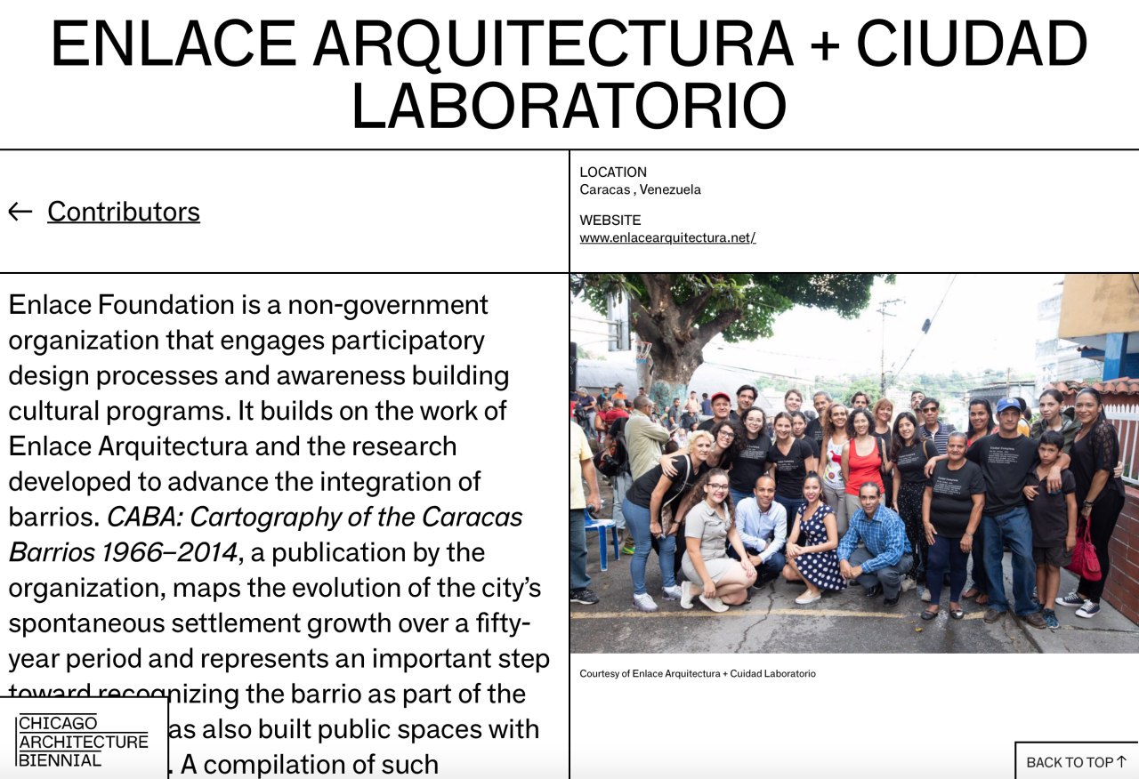 Enlace Arquitectura and Ciudad Laboratorio are part of the fourth edition of the Chicago Architecture Biennial 2021