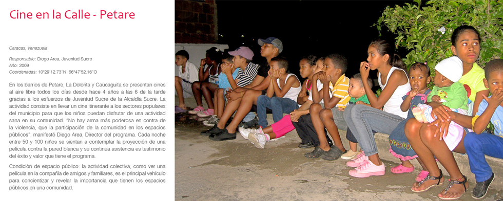 PURO ESPACIO: transformaciones de espacio público en barrios de Latinoamérica