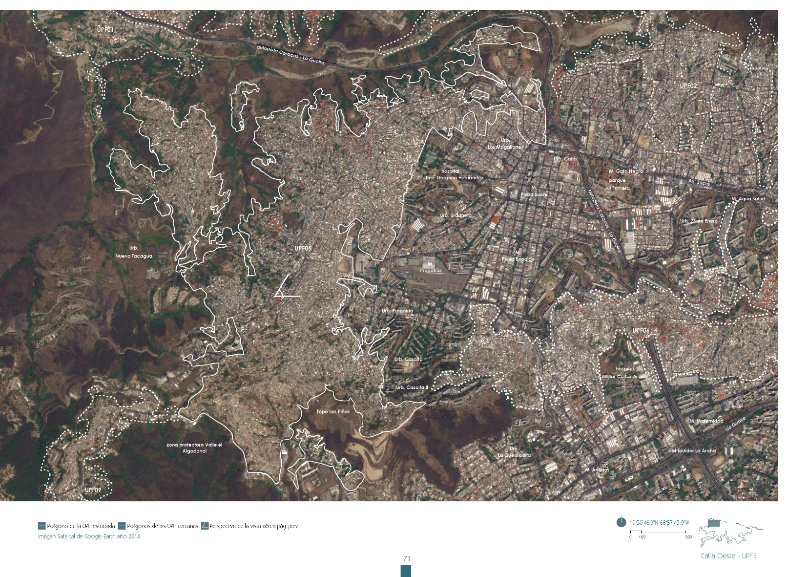 CABA - Cartografía de los barrios de Caracas 1966-2014